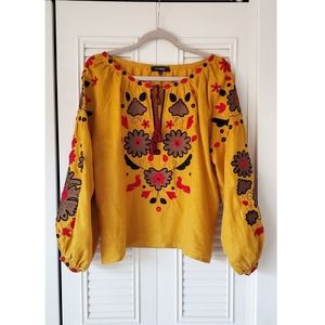 Ukrainian embroidered blouse